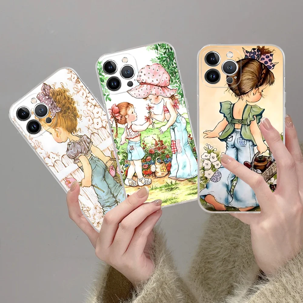 Sarah Kay Girl Cute Phone Case For Samsung A57 A07 A36 A26 A56 A16 A06 A55 A35 A25 A15 A05 A54 A34 A24 A14 A13 Clear Back Cover