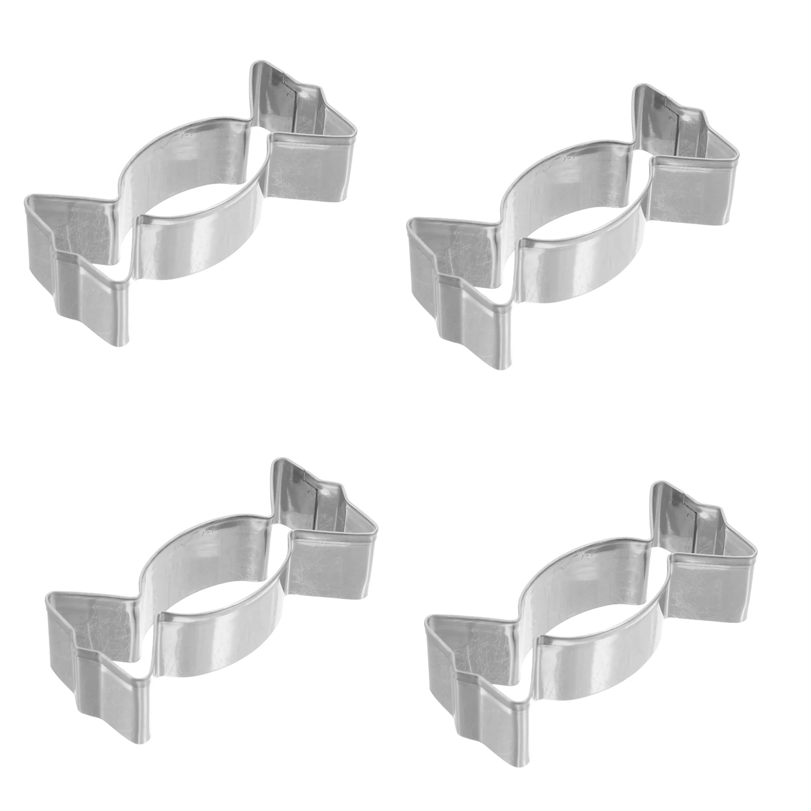 

4 pcs StainlessSteelCookieCutter DurableBakingMold ChristmasDIY FondantTools CakeShaped BiscuitMold KitchenBarware
