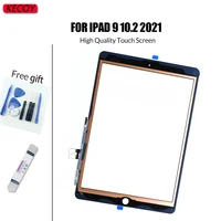 1 Uds para ipad 9 9th 10,2 ""2021 pantalla táctil frontal digitalizador Sensor de cristal pantalla de repuesto A2602 A2603 A2604 A2605 pantalla táctil