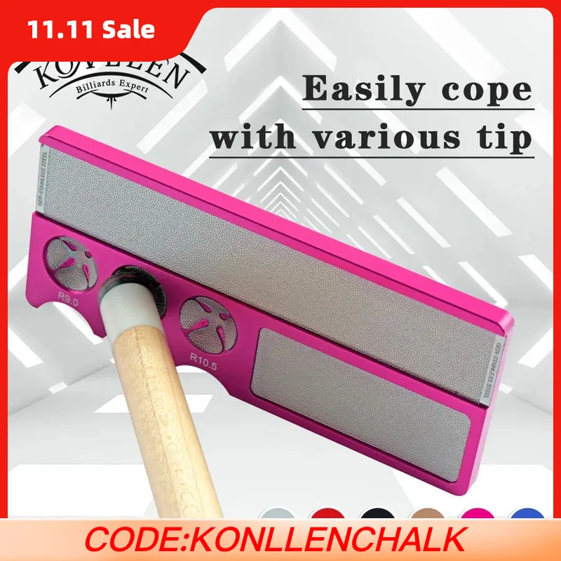 

Инструмент для ремонта наконечников кия KONLLEN с формирователем наконечников кия из алюминиевого сплава для аксессуаров для бильярдных киев