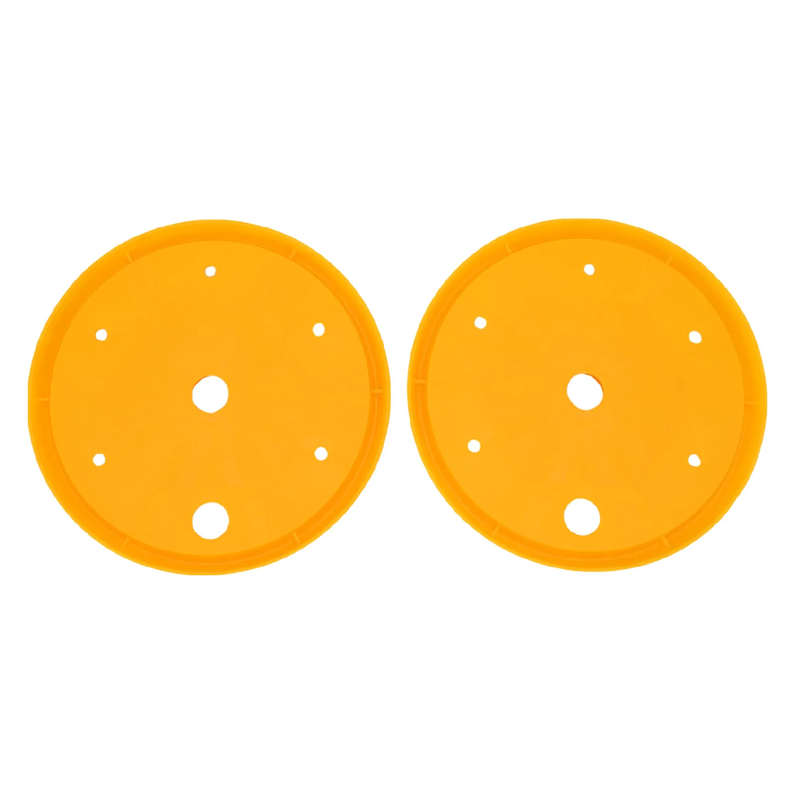 2 قطعة زارع مستدير إدراج PP وعاء نبات قابل للإزالة قابل لإعادة الاستخدام إدراج مع فتحات الصرف للاستخدام الداخلي والخارجي #4