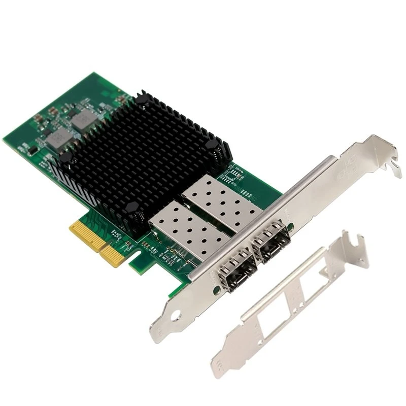 Classic-Connectx-3 10Gbps PCI-E X4 Fiber Optic Network Adapter Card Supports SFP Interface PXE UEFI 10 Gigabit