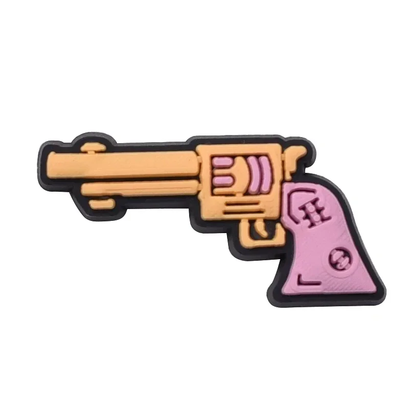 Shoe Charms for Crocs Accessories Toy Gun Shoes Charm for Croc Decorations Pins Men Accessory Jeans Woman Clogs Clips Badges image 2