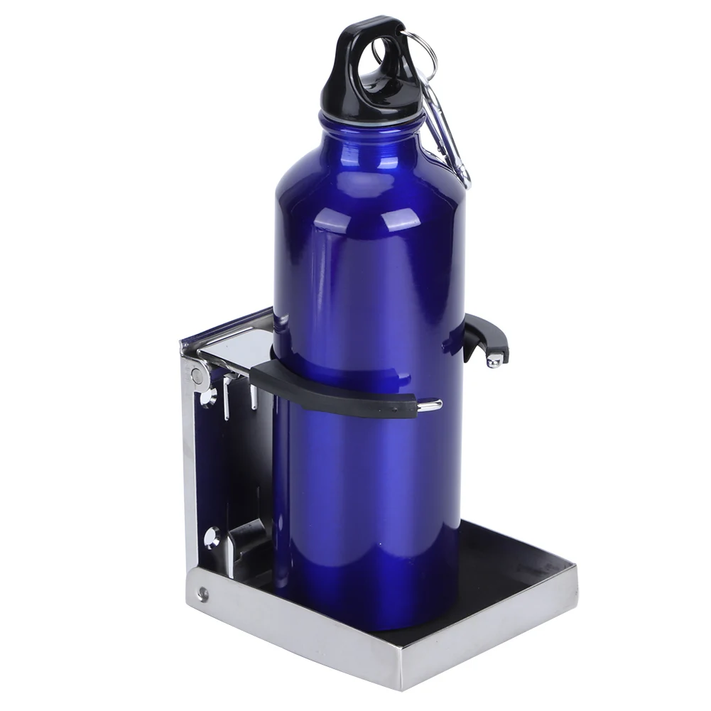 

Подстаканник для автофургона, морской подстаканник из нержавеющей стали, регулируемый держатель для бутылки с напитком для лодки, грузовика, автофургона