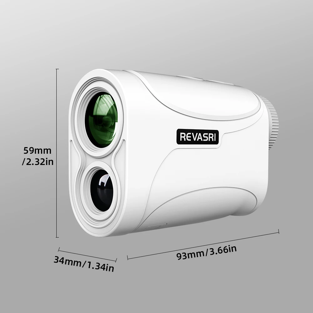 REVASRI Mini Size 1300yds Golf Rangefinder مع تعويض المنحدر وقفل مسح العلم والاهتزاز #6