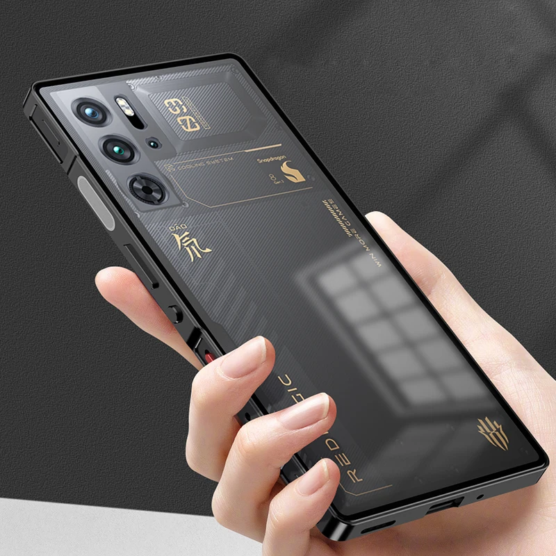 

Металлическая рамка из алюминиевого сплава, жесткий противоударный чехол для ПК, чехол для телефона Nubia Red Magic 9 9S Pro Plus, чехол