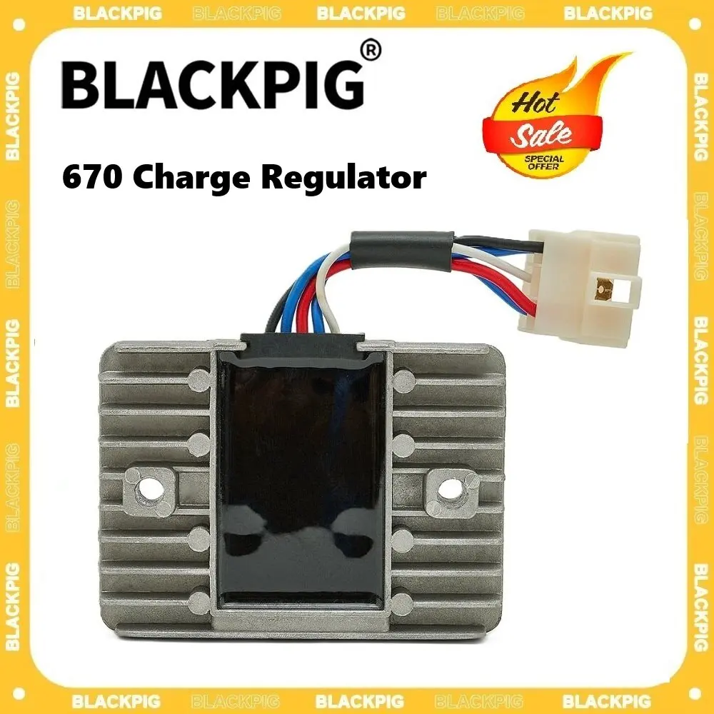 

670 Charge Regulator Diesel Generator Engine Charging Adjustment spare parts suit for kipor Kama KGE12E KGE13E KGE12E3 KGE13E3