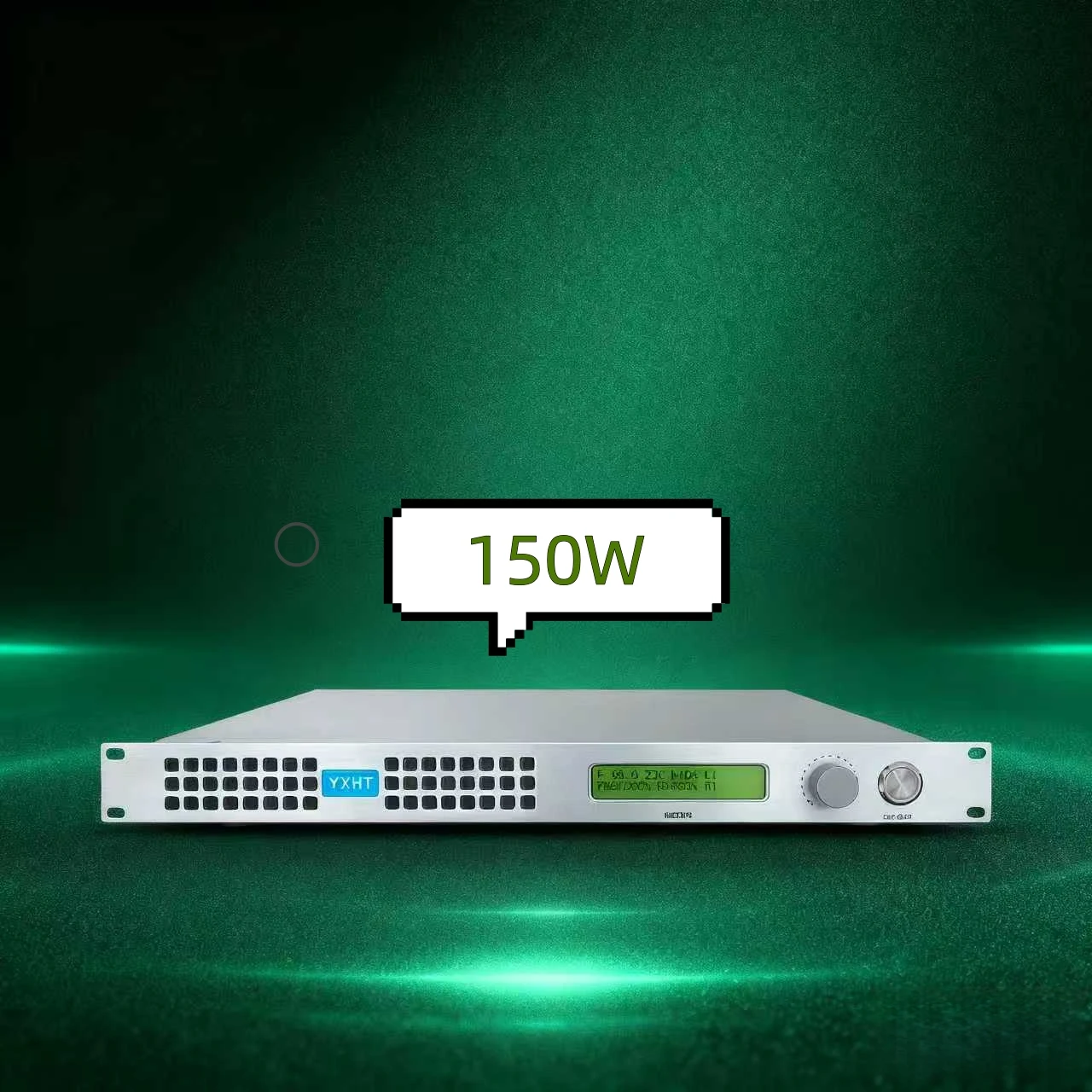 

YXHT-150W FM Transmitter Universal Compatibility 100-240V (110V/220V Ready) - CD Sound, Smart Fan, for Community/Office Building