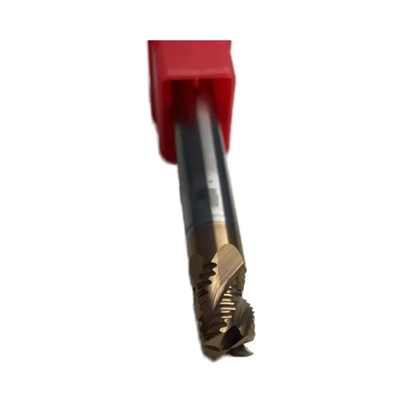 55 Degree Open Roughing CNC Milling Cutter Customizable End Mill for Coarse Leather & Metal Processing 55 HRc