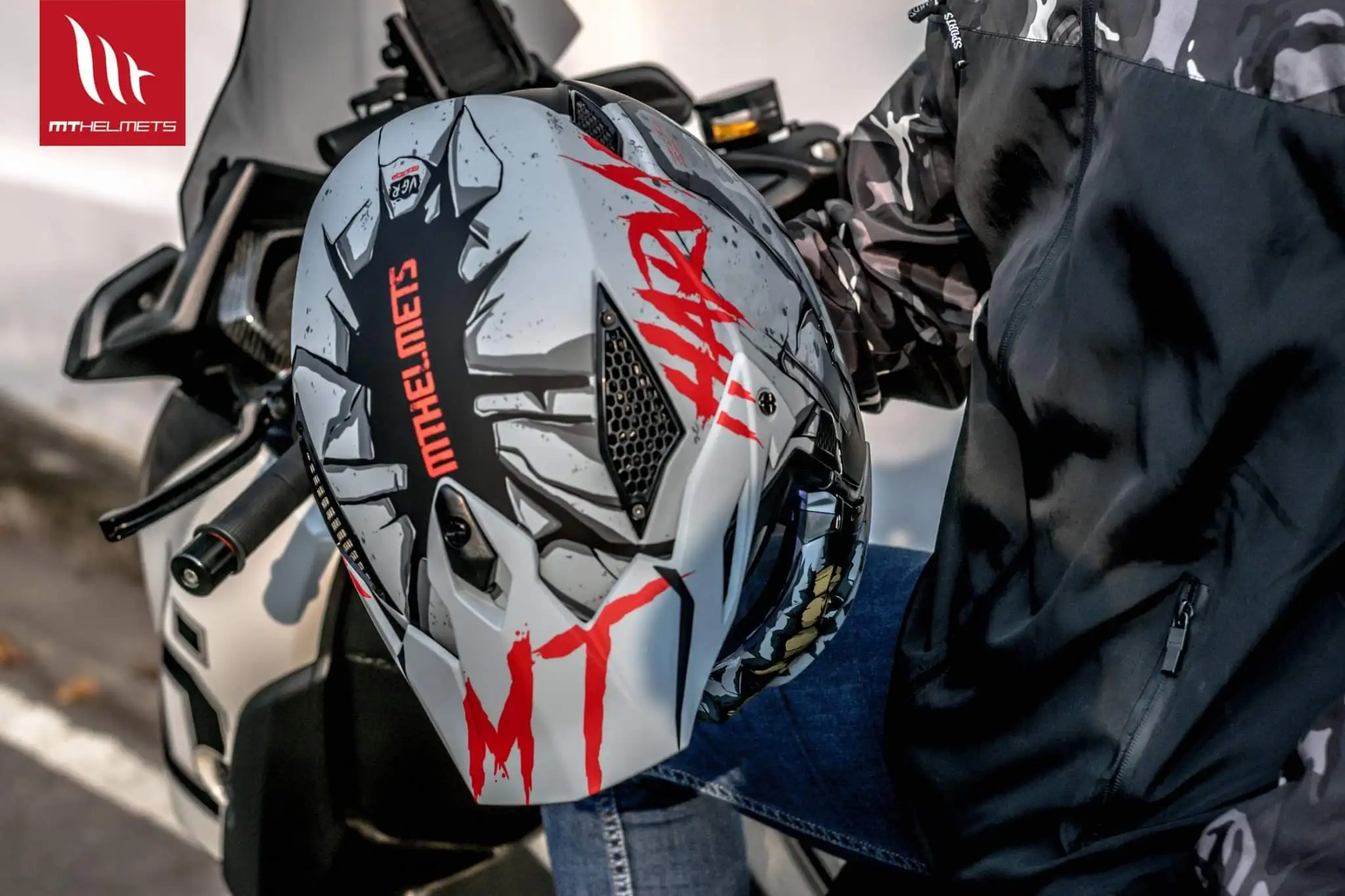 خوذة دراجة نارية معيارية MT Streetfighter SV Motocross خوذات سباق الدراجات النارية القابلة للإزالة مع غلاف ABS جميع المواسم #6