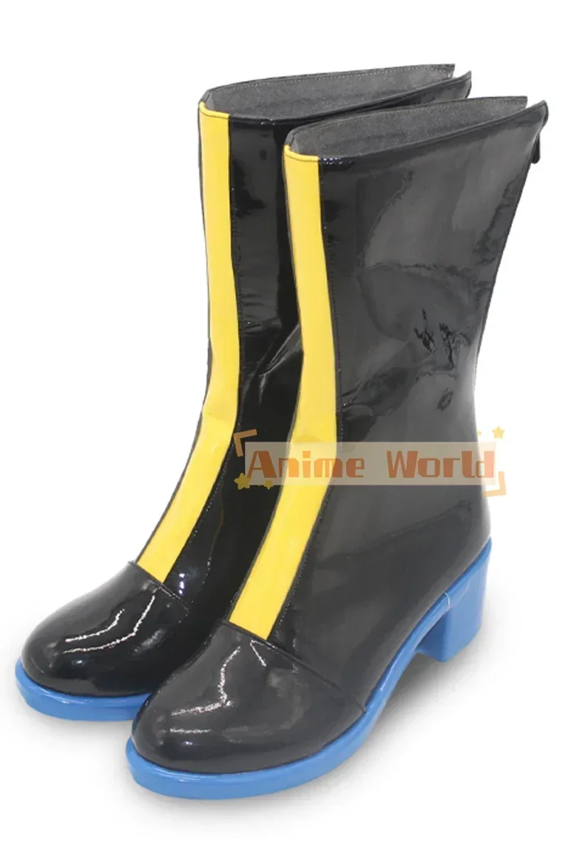 2023 Kaitoo Cosplay Schuhe Spiel PJSK Cosplay Requisiten Halloween Karneval Stiefel PU Leder Schuhe Nach Maß