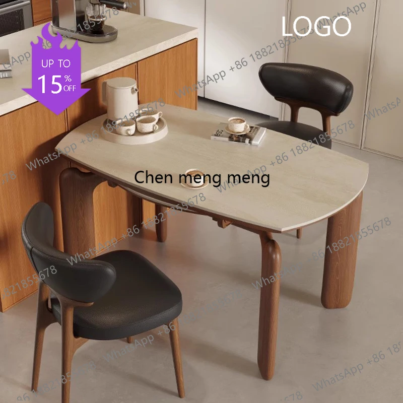 

Round Chairs Dining Table Nordic Restaurant Kitchen Modern Dining Table Living Room Lounge Designer High Muebles Home Furniture