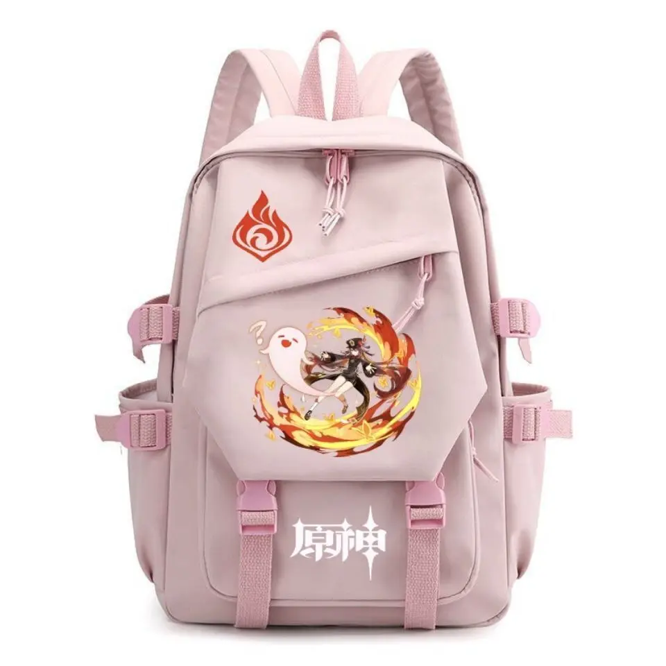 Genshin Impact Game Merchandise Elementary And Middle School Students Male Anime Maple God Manyo Houto Klee Diluc Double Anime