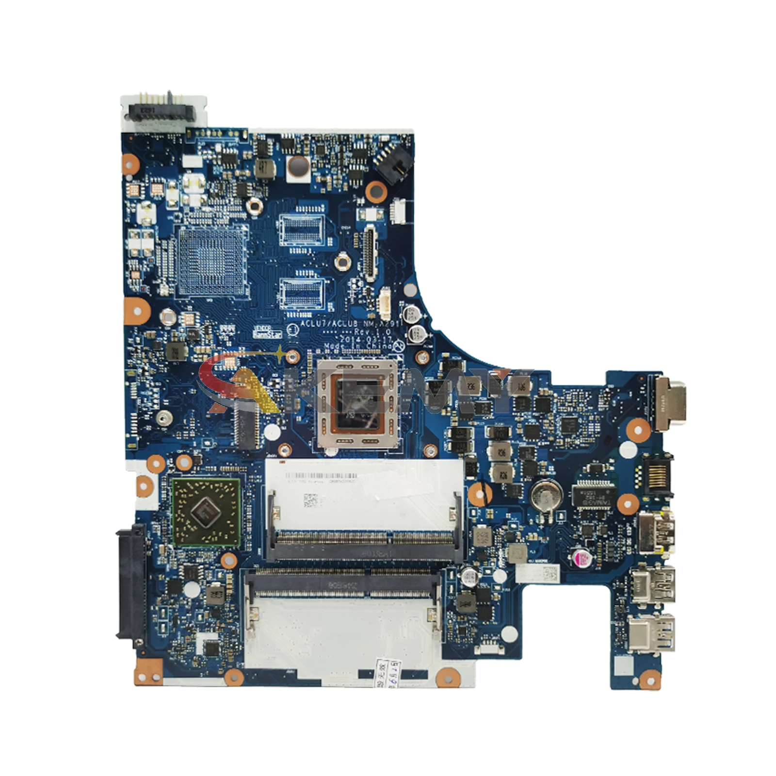 AKEMY For Lenovo NM-A291 Mainboard Z50-75 G50-75 ACLU7 / ACLU8 Laptop Motherboard With CPU A10-7300 100% test work