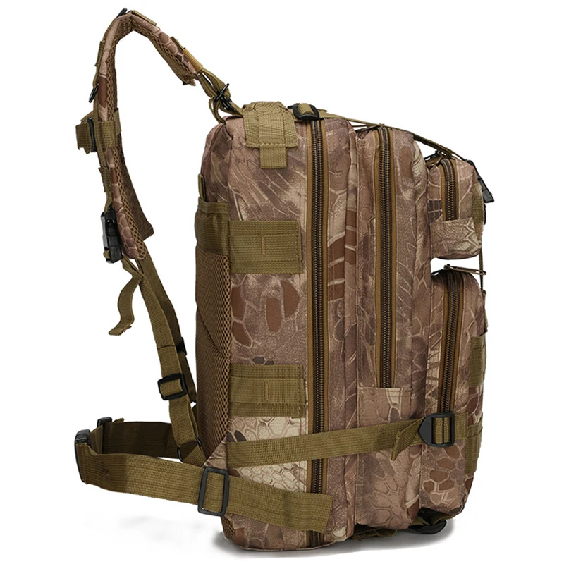 Waterproof Camo Tactical Backpack Hiking Camping Backpack Travel Rucksack Outdoor Sports Climbing Bag