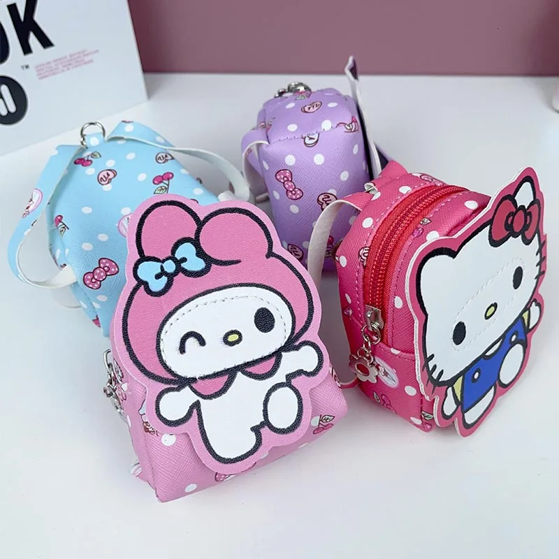 12pc /lot Sanrio Melody Kuromi matita Case Kitty scuolbag forma matita sacchetto carogne monete borsa di stazioneria Pouch materiale scolastico regalo