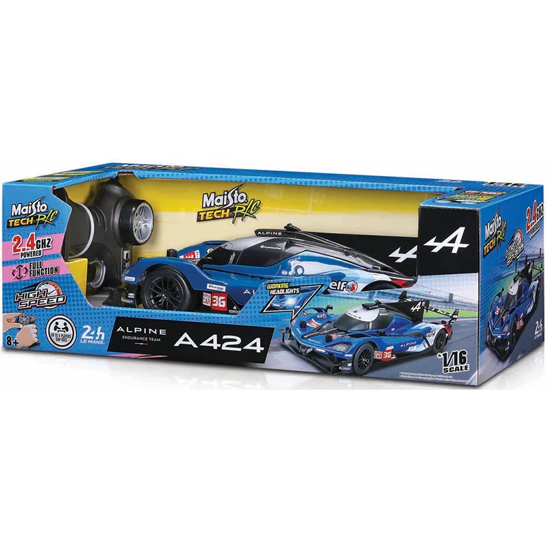 Auf Lager Stärke 1:16 Rc Ferrari 499p # 51 Alpine A424 24-H Le Mans 2,4 GHz ferngesteuerte Automodelle Simulation Miniatur Spielzeug Geschenk