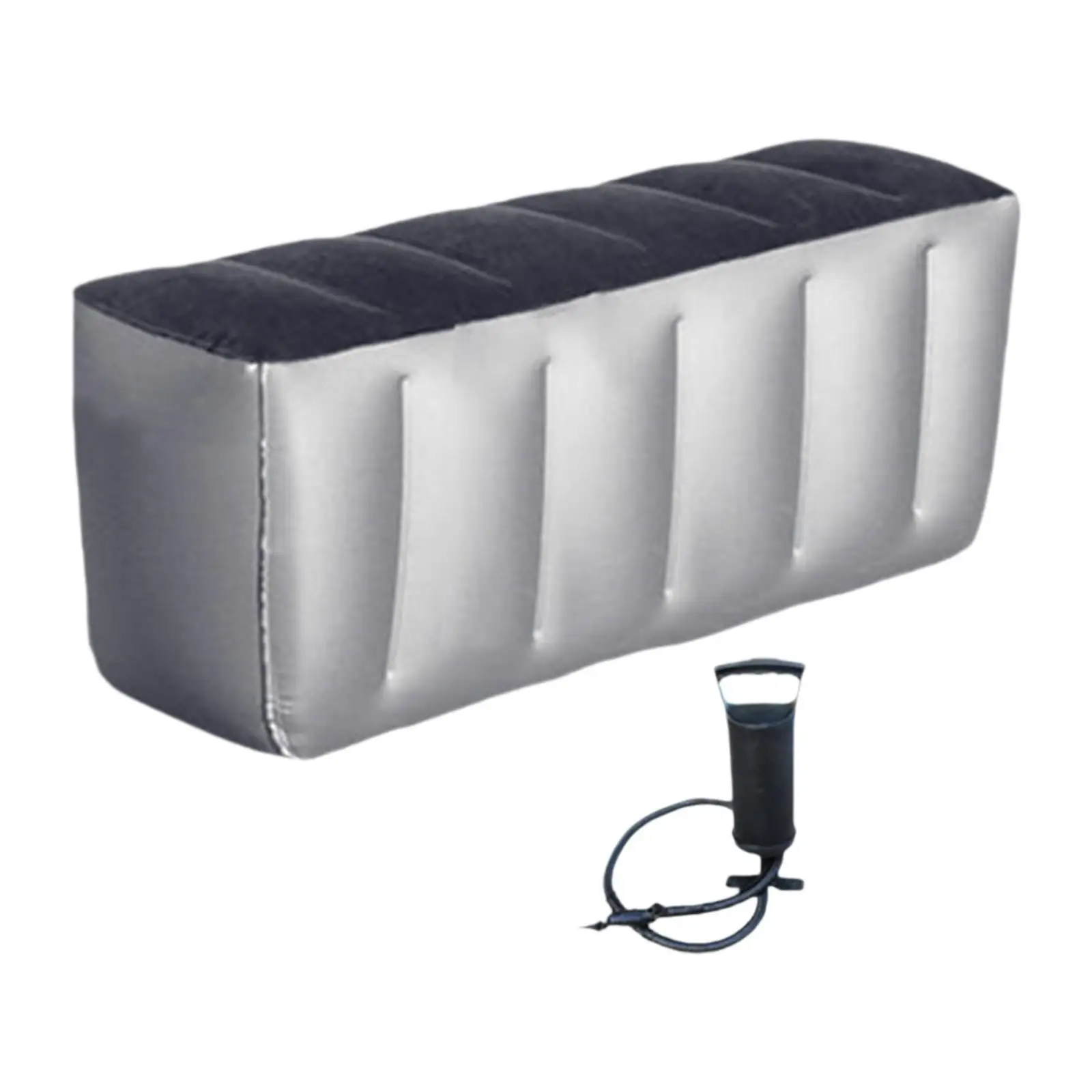 

Автомобильный матрас на заднем сиденье, надувная подушка для сна, флокированная надувная подушка для кровати для внедорожника, семейного автомобиля на открытом воздухе