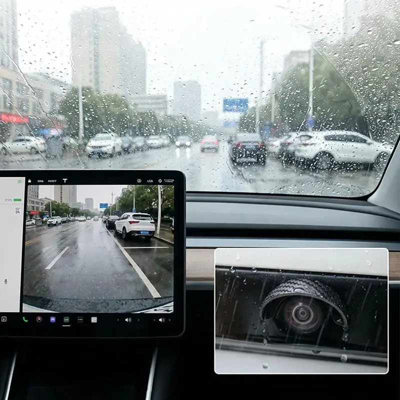 【CR】Car Rear View Camera Rain Guard Waterproof Fog Proof Sun Visor Hood Protector for Backup Camera Clear View in Rainy Days