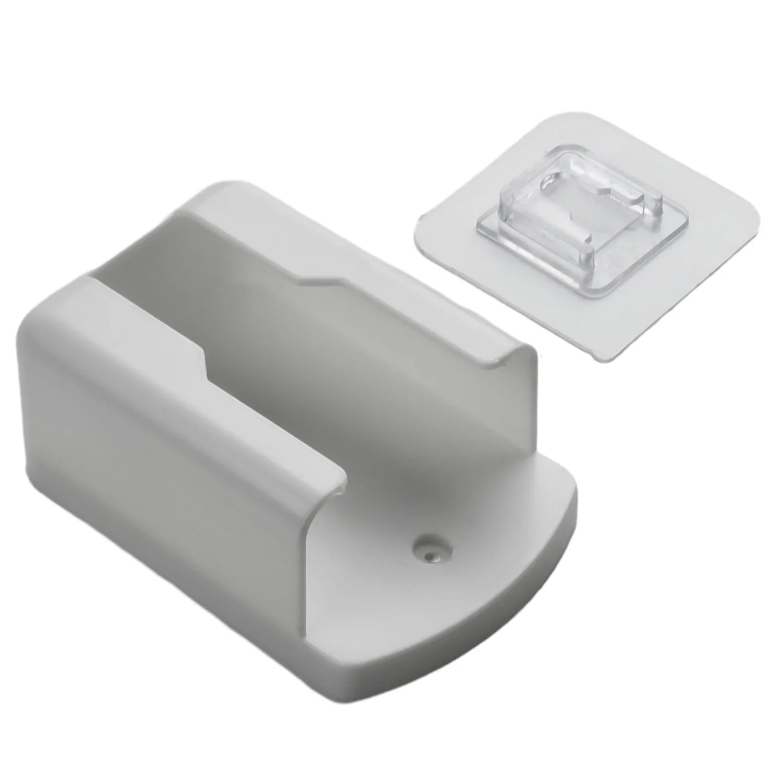 Wall Mount Phone Plug Holder Mobile Phone Charging Stand Air Conditioner TV Remote Control Storage Box Home Storage Holders Rack