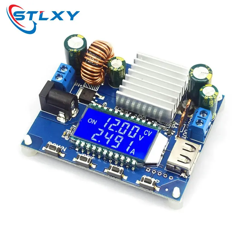 SK35L DC 0.6-30V 4A 35W 5V 6V 9V 12V 24V Boost/Buck CC CV Regulated Adjustable DC Power supply Module laboratory power supply