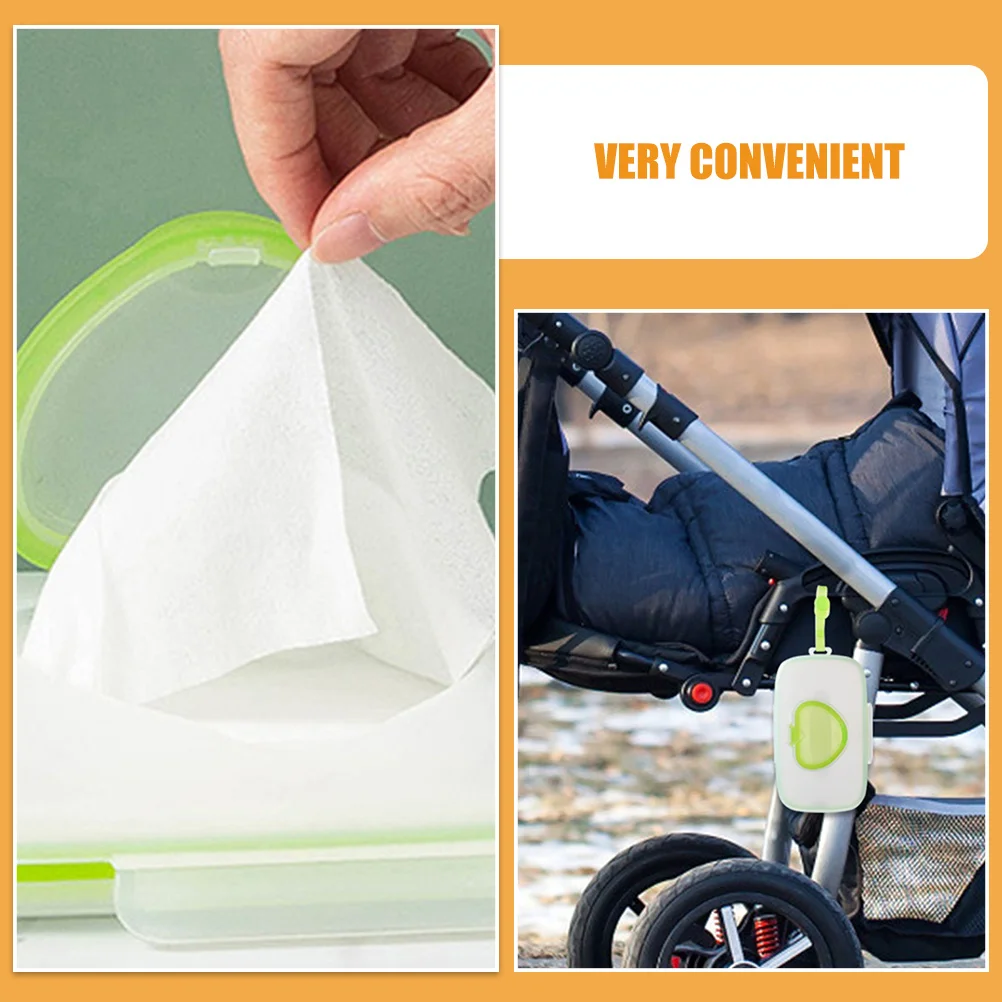 Компактный диспенсер для салфеток, 2 шт., безопасный, нежный на коже, большой емкости, держатель для уличных салфеток, диспенсер для салфеток, дорожный футляр для детских салфеток