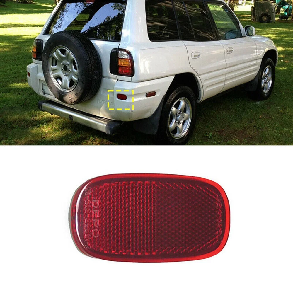 1Pcs Rear Tail Bumper Reflector Light 81910-42010 TO2866101 LH=RH For Toyota RAV4 1994-2005