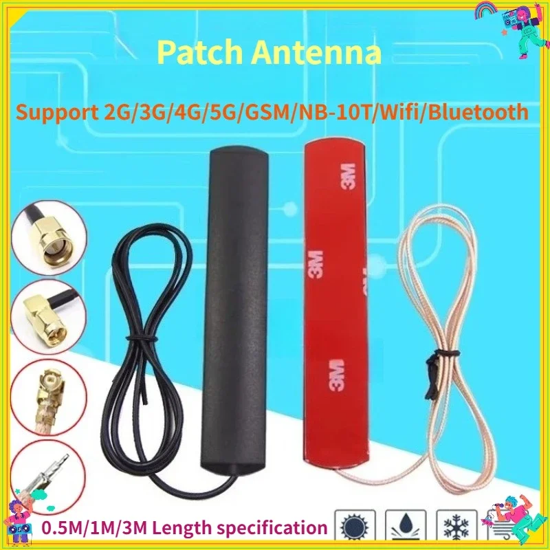 

1PCS All Netcom High Gain Dual Band 2.4G LTE 4G 3G 2G GSM GPRS NB IoT Patch Antenna for Vehicle Mount