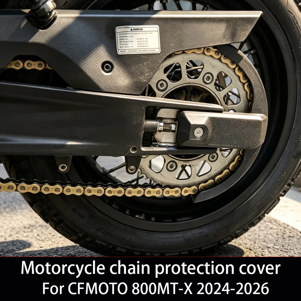 For CFMOTO 800MT-X 2024-2026 Motorcycle Chain splash protection cover Waterproof cover New 800MTX 800 MTX 800 MT-X Accessories