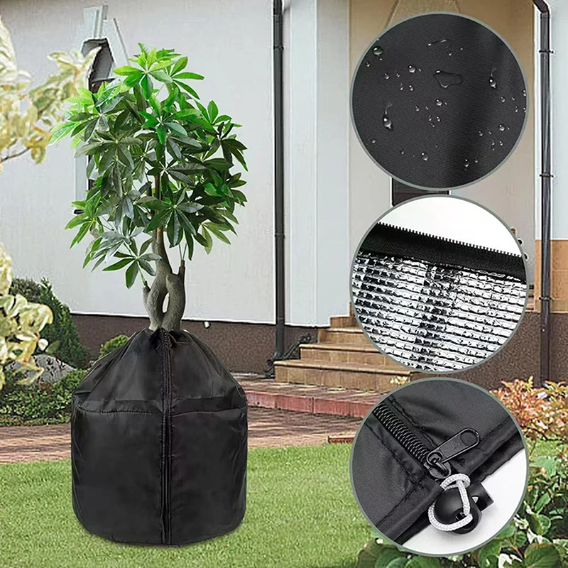 1 Pc Winter Outdoor Plant Fruit Tree Frost Protective Cover Garden Plant Protective Cover Frostproof Coldproof Tree Coat