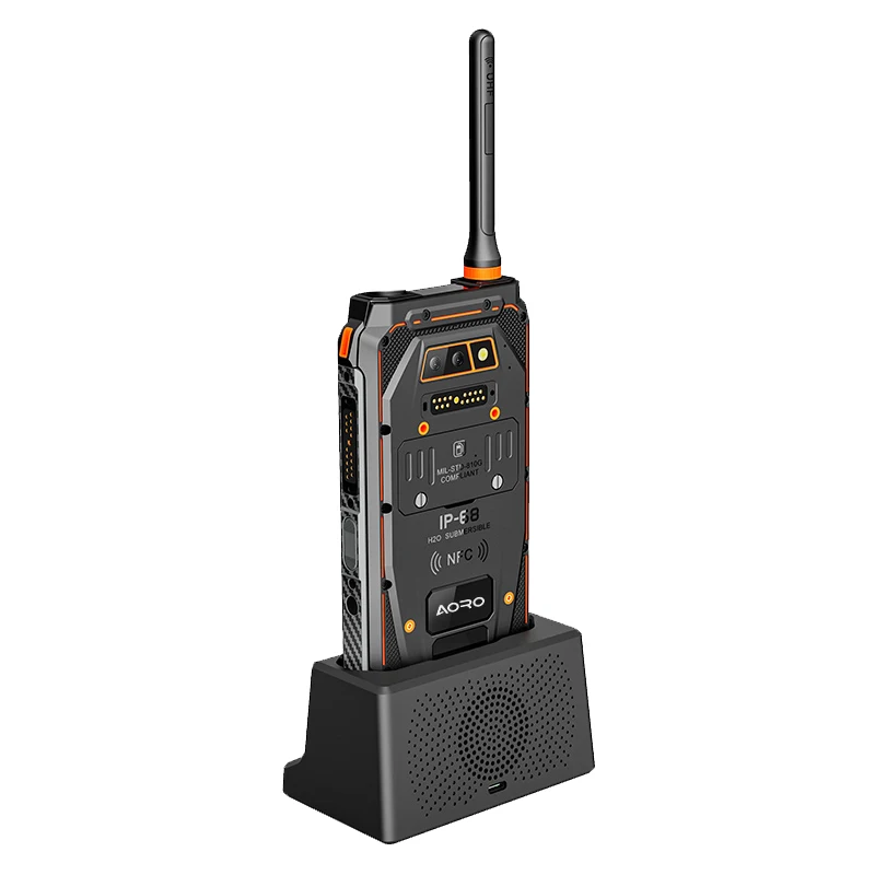 

Hot Sale DMR Radio Walkie Talkie Phone With Sim Card Aoro M5-5G ATEX Explosion Proof Phone