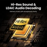 UGREEN Max5c casque sans fil Bluetooth ANC 43dB suppression Active du bruit haute résolution LDAC 75H écouteurs Audio spatial casque 4