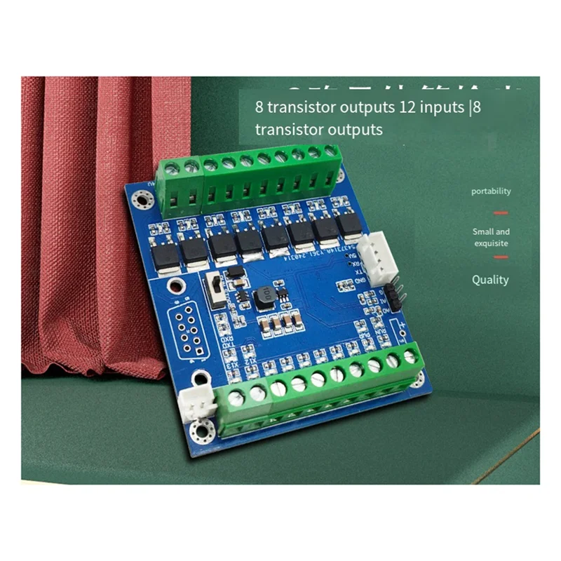 Module PLC Simple AB53 pour Module de retard Mitsubishi FX3U 20MT 12 en 8 sorties, Module de Version Transistor