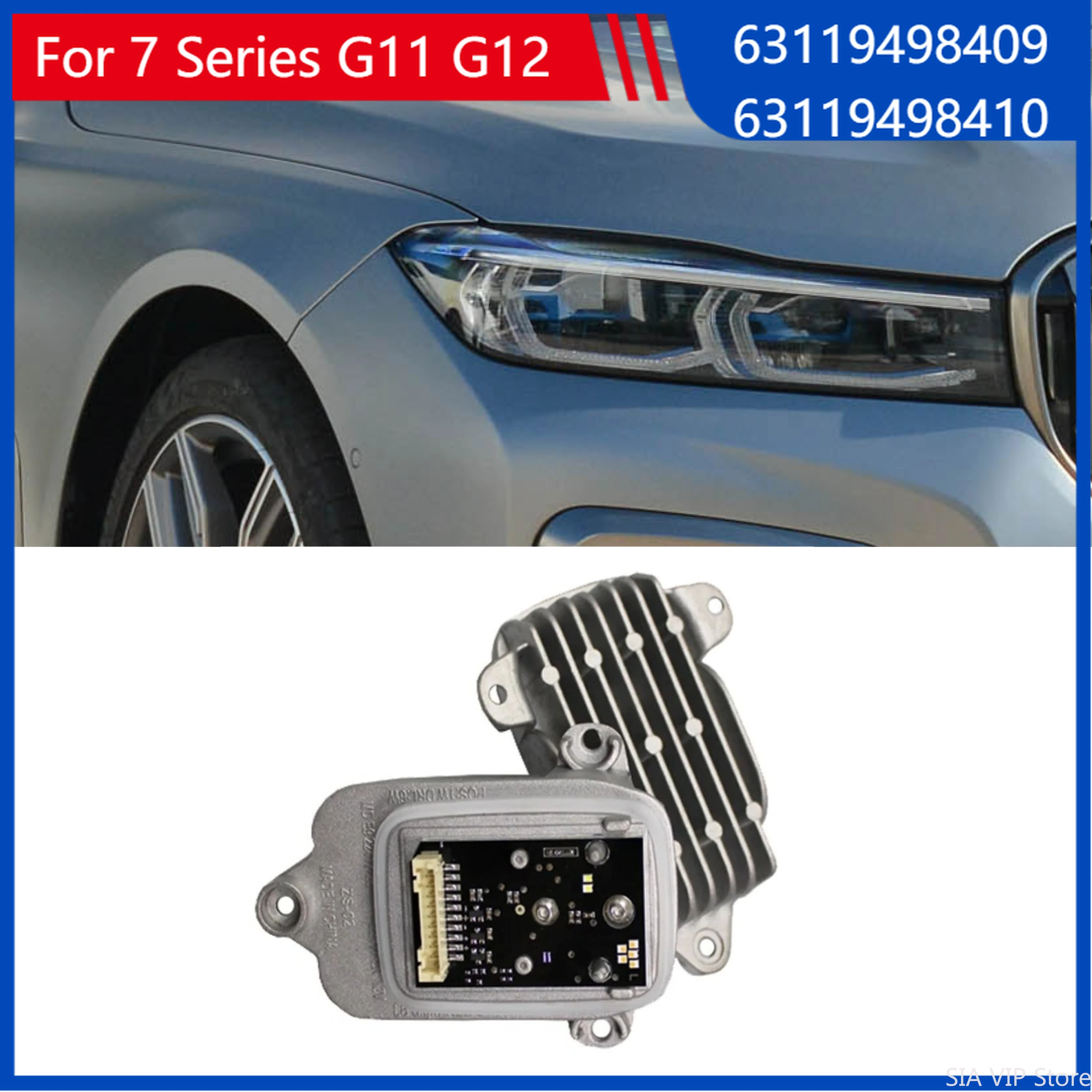 

OE 63119498409 63119498410 For BMW 7 Series G11 G12 LCI 9498409 9498410 LED Daytime Running Light Headlight Module Car headlight