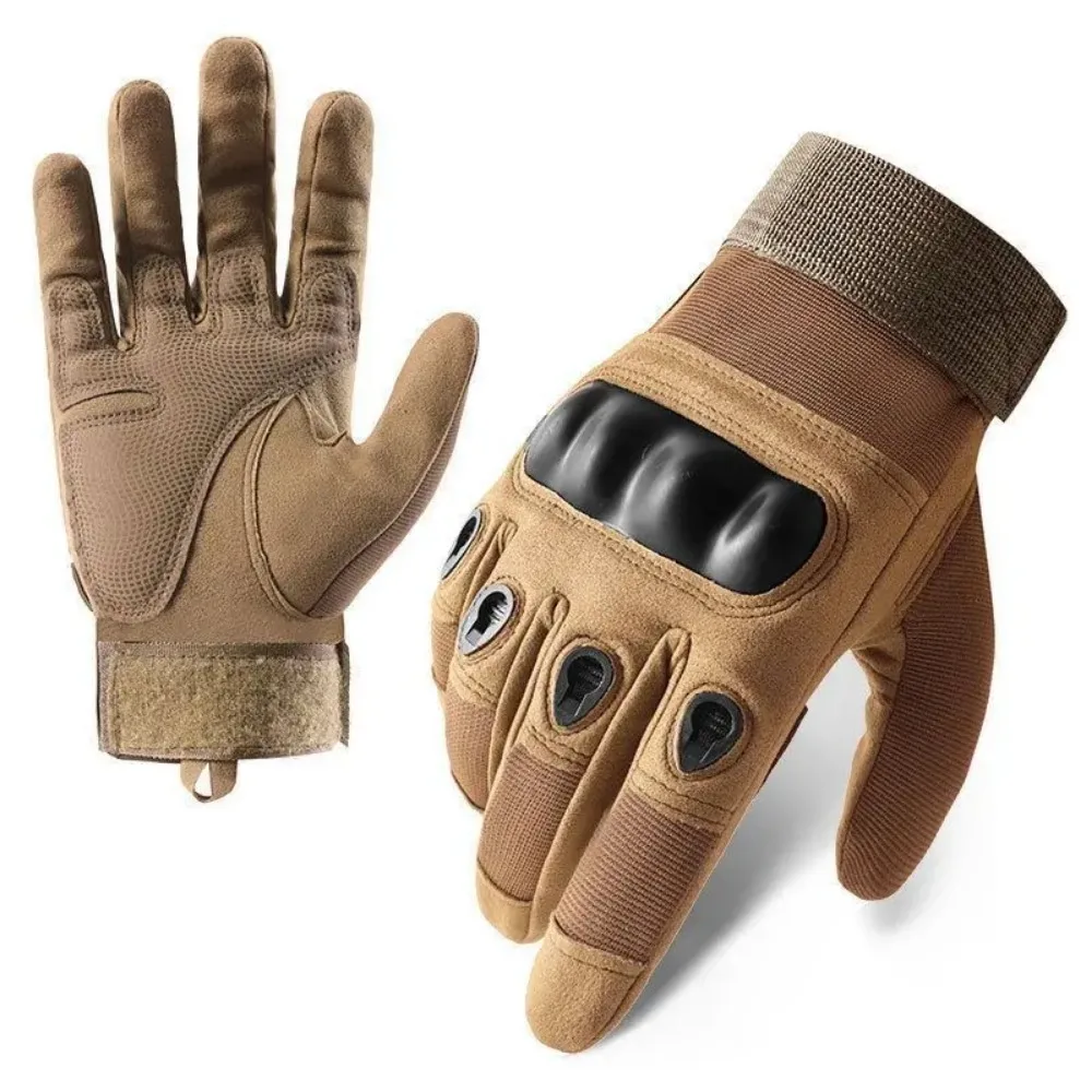 Breathable Summer Full Finger Touch Screen Motorcycle Gloves, Protective Moto Riding Gloves for Motocross Motorbike