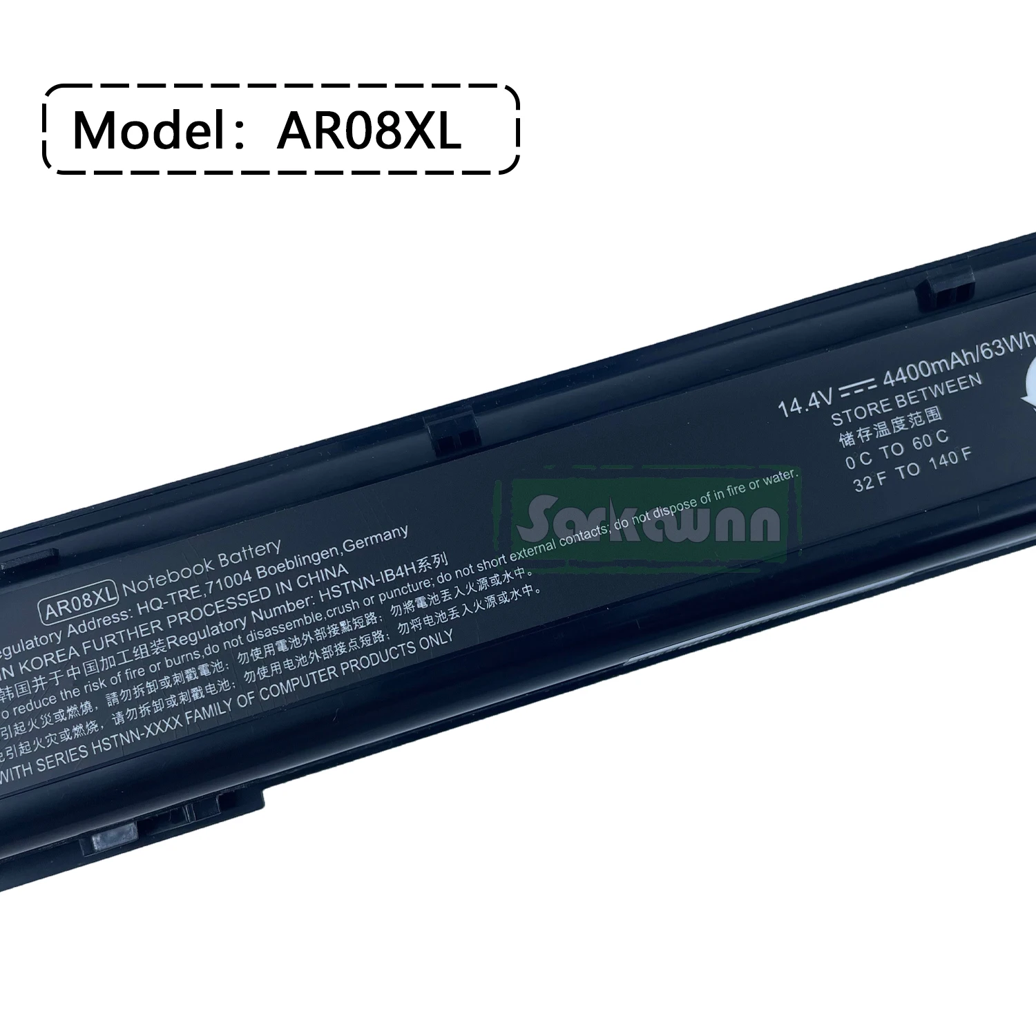 SARKAWNN-batería AR08XL para ordenador portátil HP, 14,4 V, 4400mAh, ZBook 17 15