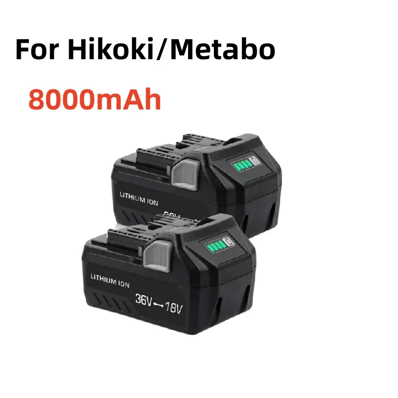 

2023 Upgrade 8000mAh For Hitachi BSL36A18 BSL1815X BSL1815 BSL1820 BSL1825 BSL1830 BSL1840 BSL1850 BSL1860 Power tool battery