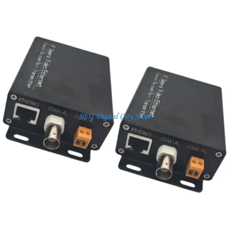 U75B Long Ranges Ethernets Coaxials Networking Extender For Stable 100Mbps Data And Video Transmission
