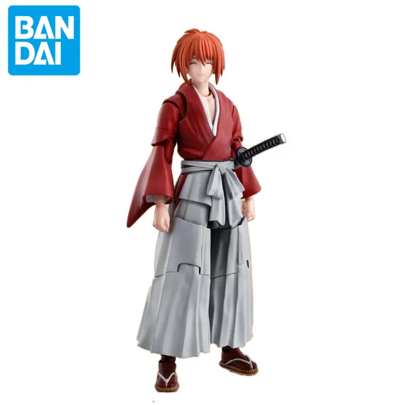 حقيقية بانداي شخصيات أنيمي Himura Kenshin S.H.Figuarts اللعب SHF PVC عمل أرقام 13.5 سنتيمتر هدية جمع نموذج الدمى