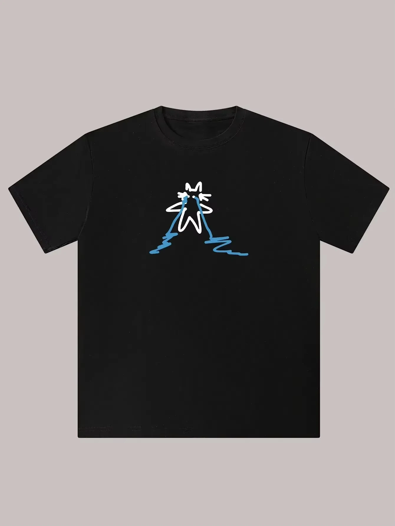

Летняя повседневная футболка для женщин с милым американским мультяшным принтом, модный расслабляющий топ, повседневная женская одежда, кавайная одежда
