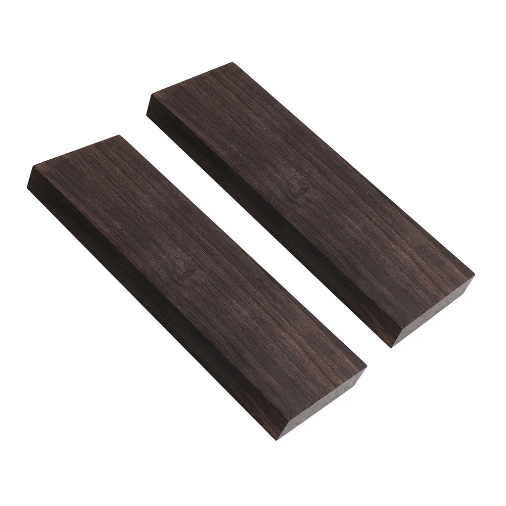 2/4 stuks Ebbenhout Zeldzame Houten Blok Handvat Blank DIY Craft Handwerk Muziekinstrumenten Gereedschap Vervangende Onderdelen