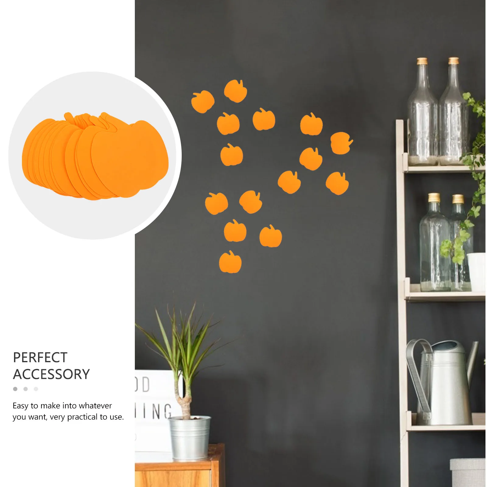 

16PCS Pumpkin Craft Supplies Pumpkin Board DIY Decoration Kids Activity Preschool Home Art Project Practical Use