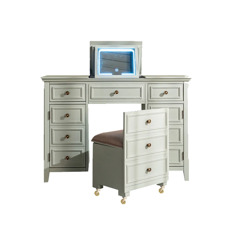 

Concealed storage cabinet integrated and clampable modern simple dressing table
