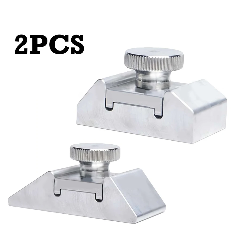 

2pcs AluminumAlloySandpaperHolder Rack Grinding Clip Corner Plane Polishing Sandpaper Rack Grinding Clip For Woodworking