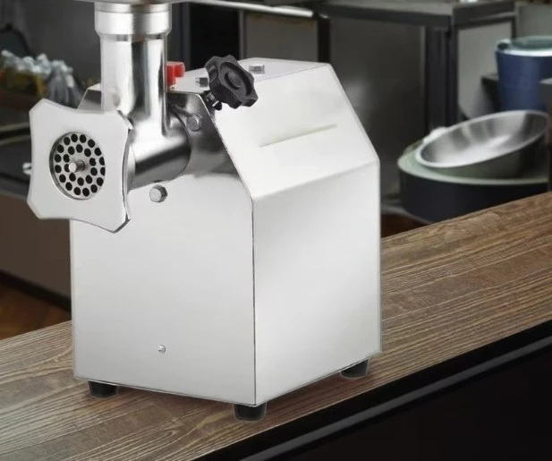 New Automatic Tabletop Commercial Electric Meat Grinder-Stainless Steel 200kg/h Capacity Three Phase Multi-Voltage SHANGQI view 4