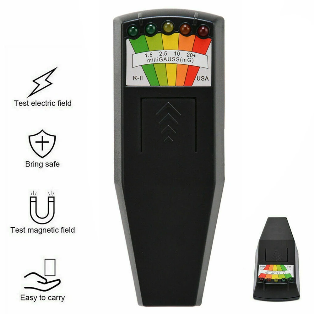 

LED EMF Meter Magnetic Field Detector Supernatural Phenomenon Equipment Electromagnetic Tester Portable Digital LCD