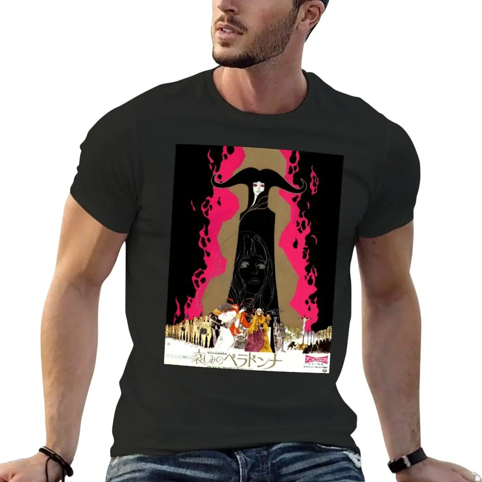 belladonna sad girl darkness T-Shirt korean fashion baggy shirts anime clothes big and tall t shirts for men