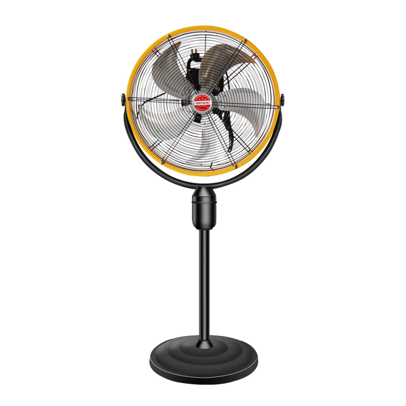 Industrial Electric Floor Fan 20in Blade Diameter 110V/220V Touch Control Motor Powerful Strong Wind for Factories Workshops