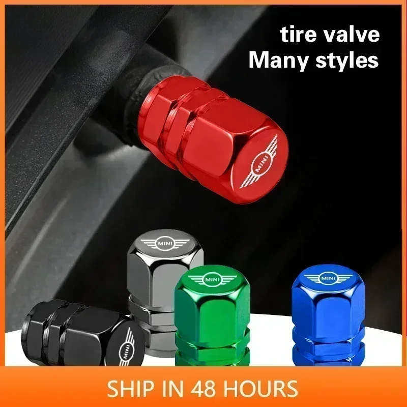 

/4Pcs Aluminum Car Styling Wheel Tire Valve Caps Dust Covers For BMW MINI Cooper One JCW F54 F55 F56 F57 R52 R53 R55 R56 R57 R58