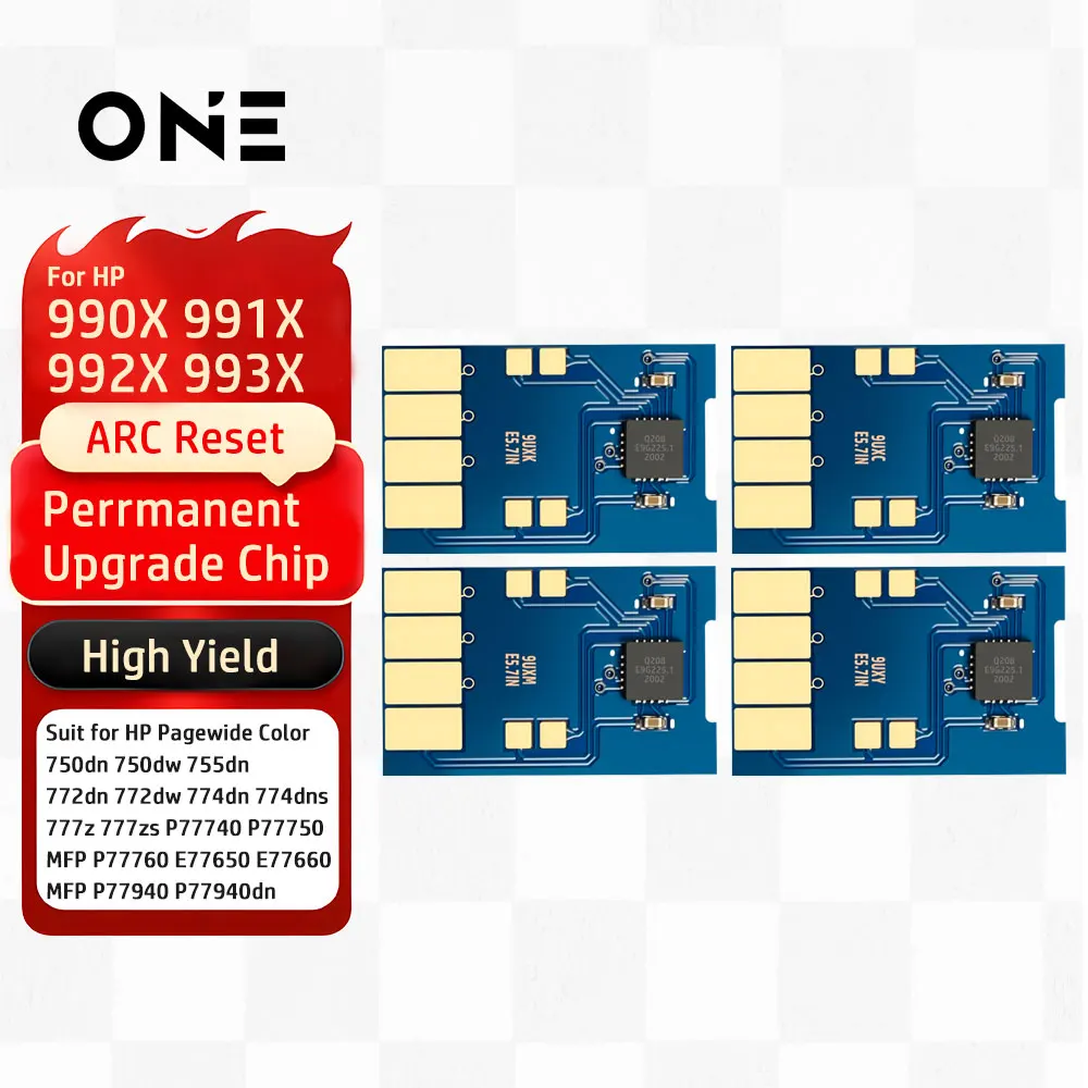 

For HP 990 991 992 993 XL ARC Reset Chip For HP PageWide Pro 750dn 755 772dn 777 775 774 779 755 Printer Permanent Chip